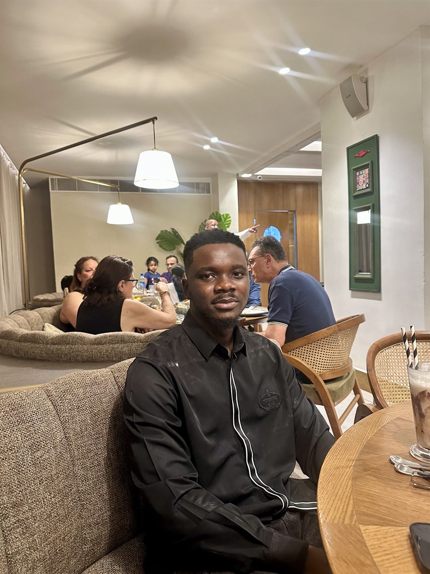Daniel Larayetan meeting clients